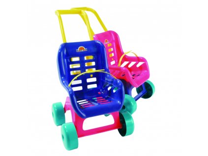 163320 dohany sportovni kocarek pro panenku buggy plast 18m ruzovo fialovy