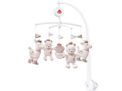 BABY FEHN Plyšový kolotoč nad postýlku s melodií Peru