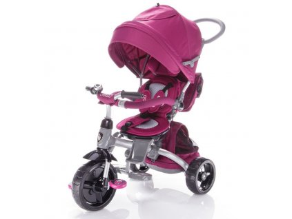 166176 zopa citigo detska trikolka 3v1 mulberry pink