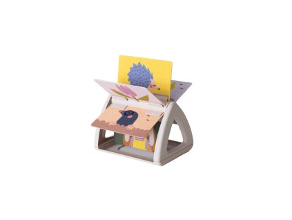 167484 taf toys otocna knizka zahrada 0m