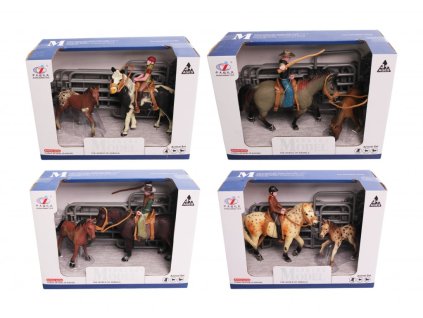 111293 sada kone s ohradou a jezdcem 4