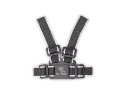 168714 lorelli vodici ksiry na dite safety harness grey white