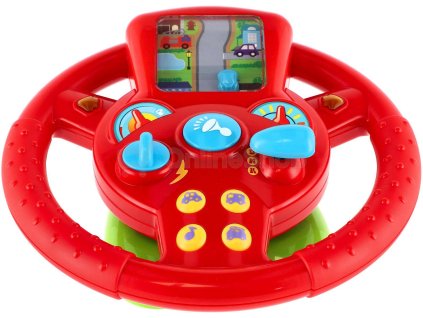 teddies volant plast prumer 26cm na baterie se zvukem se svetlem v krabici 28x28x13cm 18m 4263582