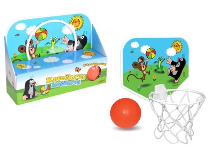 Wiky Koš na basketbal Krtek 33x22cm plast v krabici