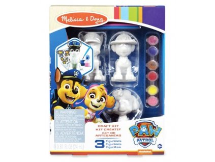 169929 lowlands kreativni sada figurky k vymalovani tlapkova patrola paw patrol 3ks s doplnky