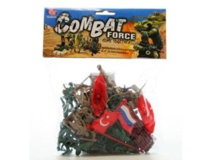 combat force plastovi vojacci v sacku