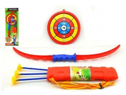 super archery luk 71cm 3 sipy v pouzdre terc