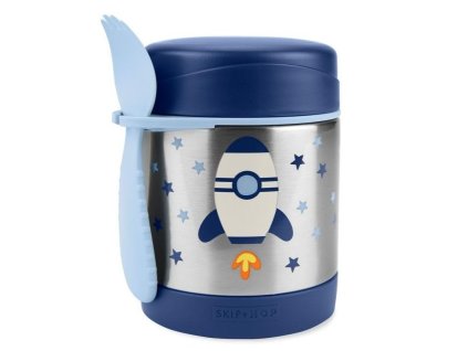 skip hop spark style termoska na jidlo se lzickou vidlickou raketa 325 ml 3r 2