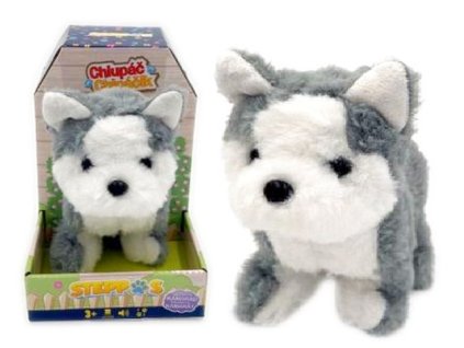 M31001 mactoys steppos interaktivni pejsek husky chodici se zvukem
