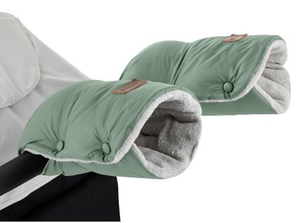 PETITE&MARS Rukávník na kočárek rukavice JASIE Pale Eucalypt