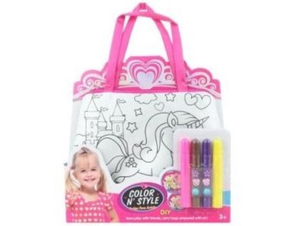 kabelka vybarvovaci s jednorozcem 21 x 17 cm 1