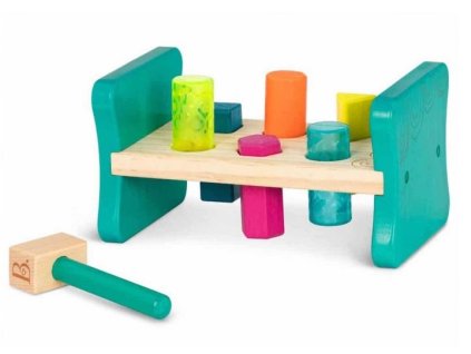 b toys zatloukacka drevena pound play 24m
