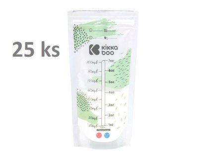 kikkaboo sacky na materske mleko s tepelnym senzorem 25 ks lactty