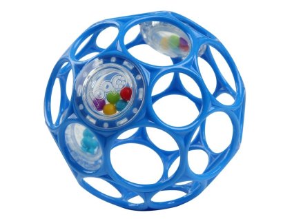 OBALL Hračka Oball RATTLE 10 cm blue