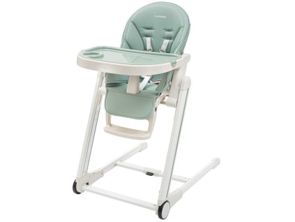 new baby muka dusty green jidelni zidlicka