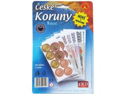 18607 alexander pexi ceske koruny penize 9 druhu s mincemi 119 bankovek