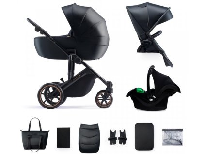 kinderkraft select prime 2 venezian black premium 3v1 kocarek kombinovany cerny