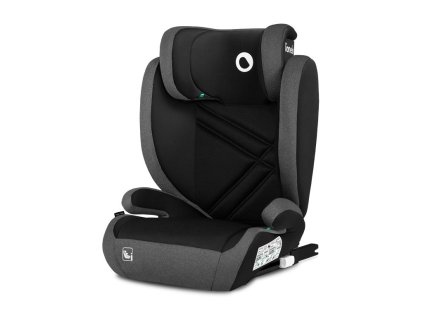 lionelo hugo i size 2025 black grey autosedacka 100 150 cm