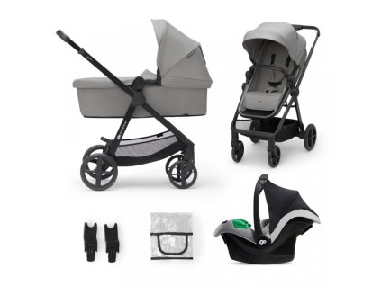 kinderkraft kocarek kombinovany 3v1 newly moonlight grey mink pro