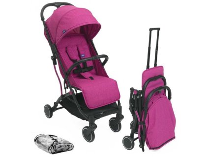 chicco trolley me 2024 aurora pink cestovni kocarek