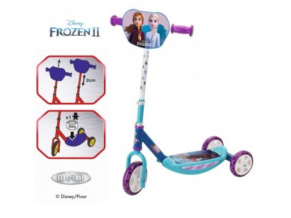 SMOBY Koloběžka tříkolová Frozen 2 Disney výškově nastavitelná 67–70 cm