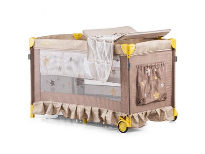 CHIPOLINO Cestovní postýlka 3v1 Play pen and crib Sahara - stars