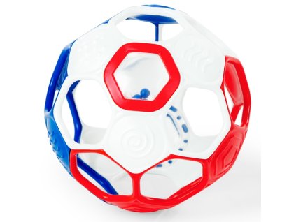 BRIGHT STARTS OBALL Hračka Oball RATTLE GOALS blue white