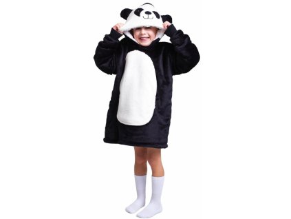 20 CH306 Cozy Noxxiez PANDA hřejivá televizní mikinová deka