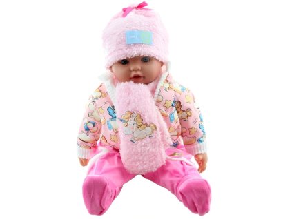 Miminko velké 55 cm holka JEDNOROŽEC růžová