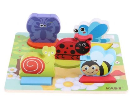 kabi barevna 3d drevena skladacka garden broucci 36m 5