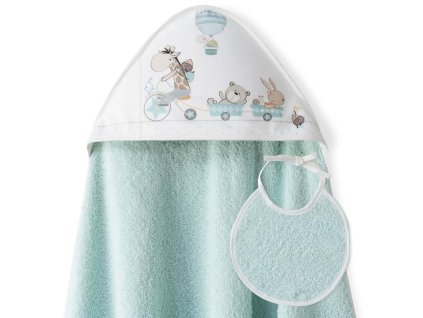 interbaby osuska frote zviratka zelena