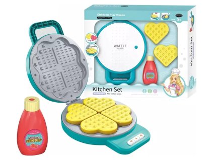 kitchen set detsky vaflovac s efekty na baterie 3