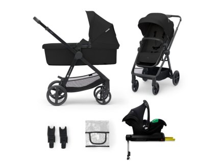kinderkraft kocarek kombinovany 4v1 newly classic black mink pro