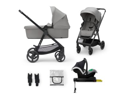 kinderkraft kocarek kombinovany 4v1 newly classic grey mink pro