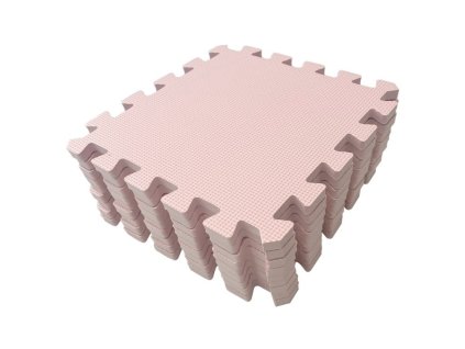 rialto baby hraci podlozka puzzle light pink 90x90 cm