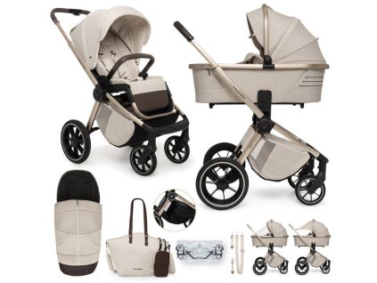 muuvo quick boho brown set 2v1 kocarek kombinovany