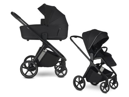 easywalker zoey pure black kocarek kombinovany 2v1