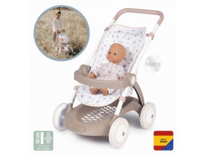 20626 smoby 254018 baby nurse sportovni kocarek chuli pop 58cm 18m beige