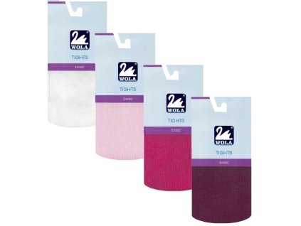 WOLA Punčocháče JEDNOBAREVNÉ divci