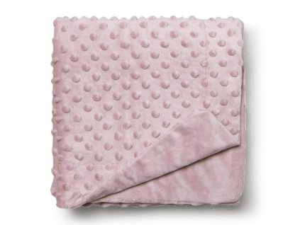 INTERBABY DEKA 80x110cm minky 00881 staroruzova