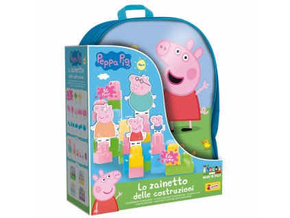22897 lisciani detsky batoh peppa pig s kostkami 18m