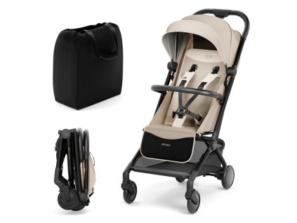 kinderkraft select pilot 2 beige kocarek cestovni