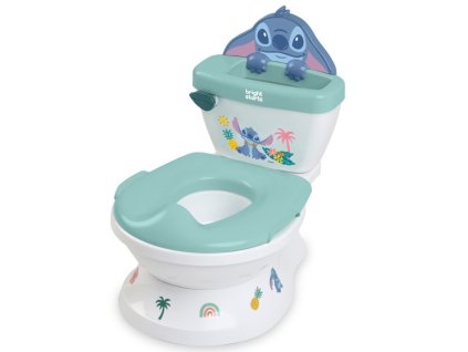 BRIGHT STARTS Toaleta dětská se zvukem Stitch My Size Potty