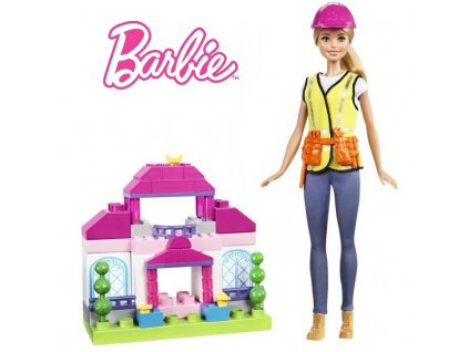 Mattel Barbie FCP76 Stavitelka  hrací set s kostkami