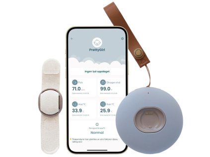 babysensor relax chytry senzor pro deti 0m 5let pasek ruka noha