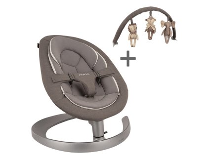Nuna LEAF™ Grow 2025 With toybar granite lehátko/sedátko do 60kg