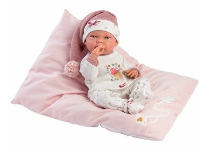73880 Llorens NEW BORN HOLČIČKA realistická panenka miminko s celovinylovým tělem 40cm 1