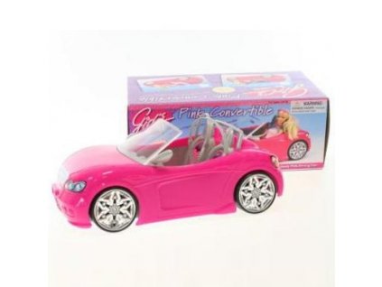 283 glorie auto pro barbie sport car kabriolet ruzovy