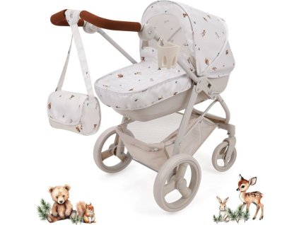 find o fine kočarek pro panenku Bella Pram 2in1 Woodland 3