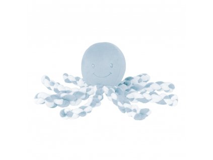 NATTOU První hračka miminka chobotnička PIU PIU Lapidou light blue 0m +